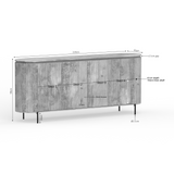 Sideboard Solana Natur Mangoholz in 2 Größen
