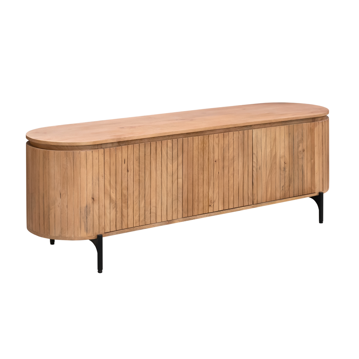 TV-Lowboard Solana Natur Mangoholz in 2 Größen
