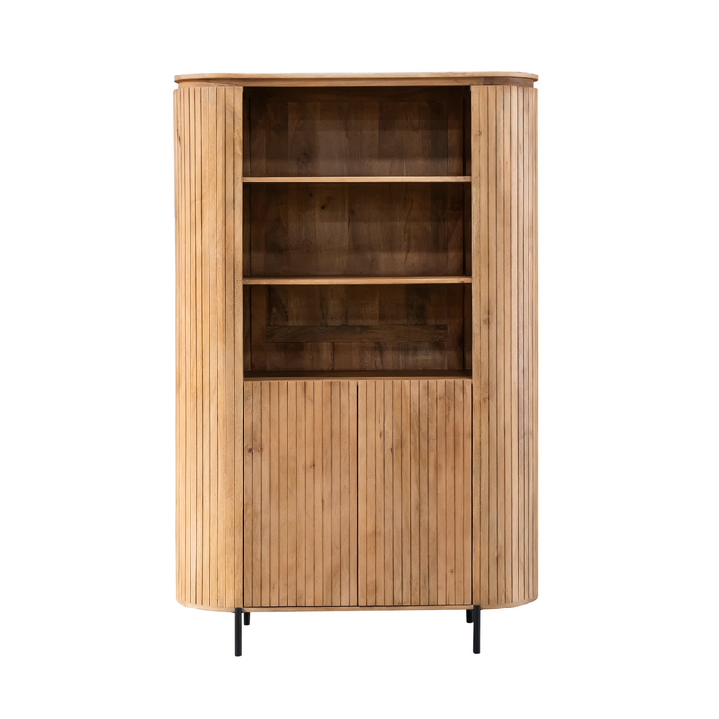 Wandschrank Solana Natur Mangoholz 115 cm