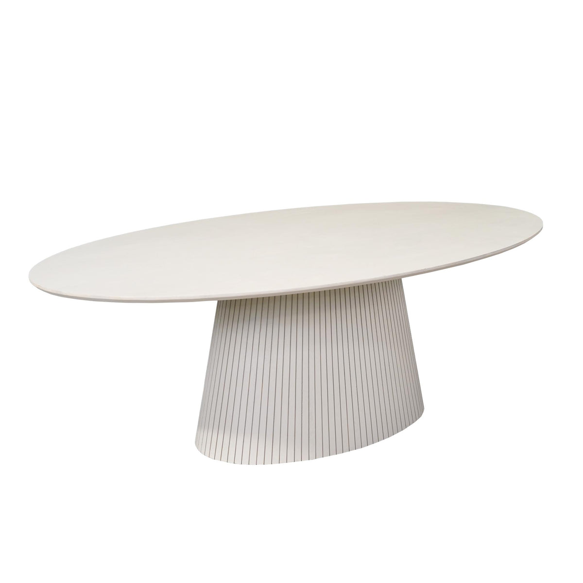 Esstisch oval Solana Sand Mangoholz in 2 Größen