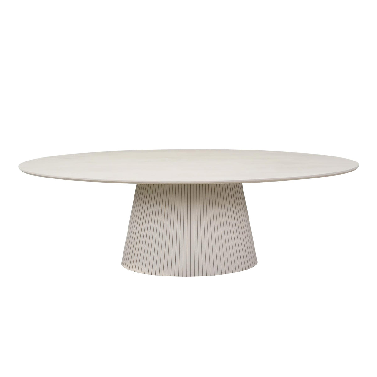 Esstisch oval Solana Sand Mangoholz in 2 Größen