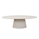 Esstisch oval Solana Sand Mangoholz in 2 Größen