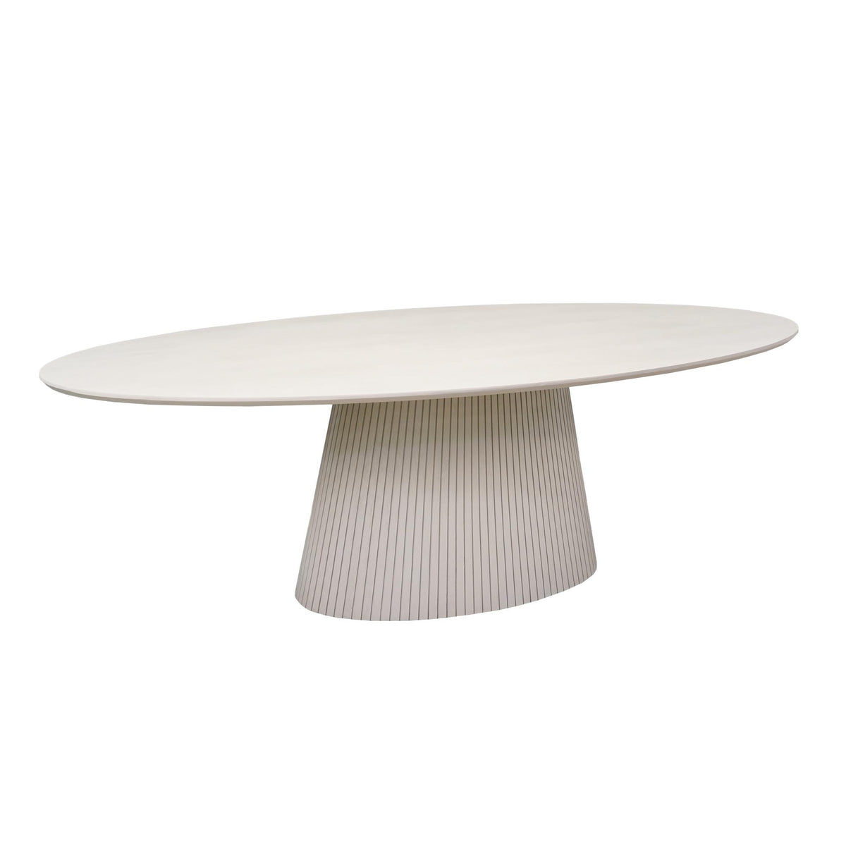 Esstisch oval Solana Sand Mangoholz in 2 Größen
