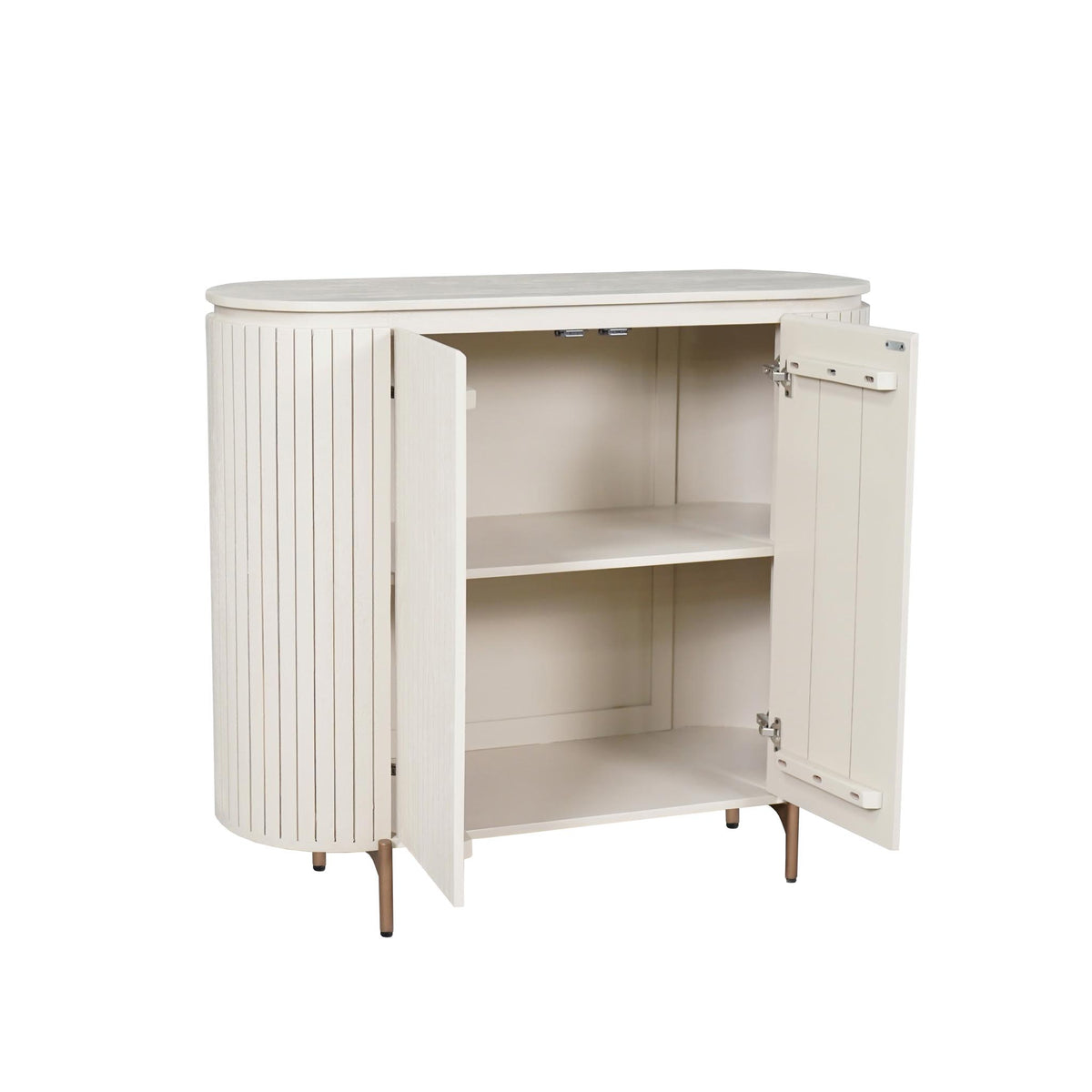 Kabinettschrank Solana Sand Mangoholz 115 cm