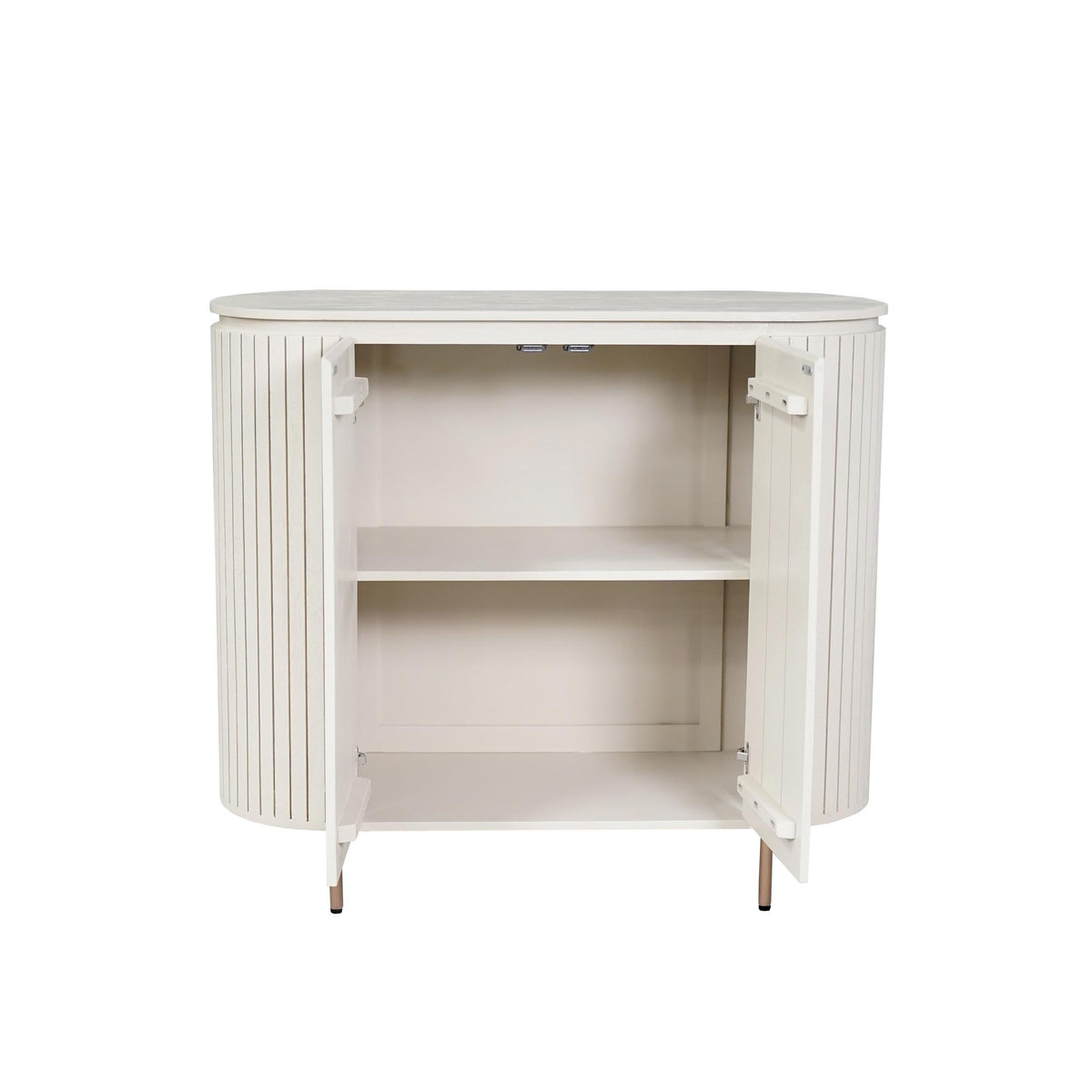 Kabinettschrank Solana Sand Mangoholz 115 cm