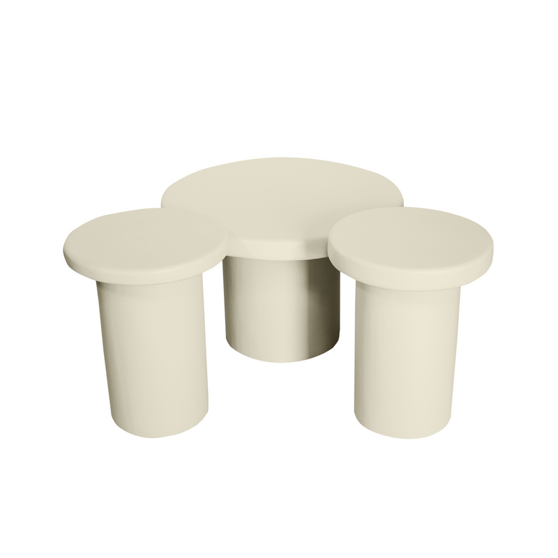 Couchtisch Maya Sand Mangoholz 70 cm