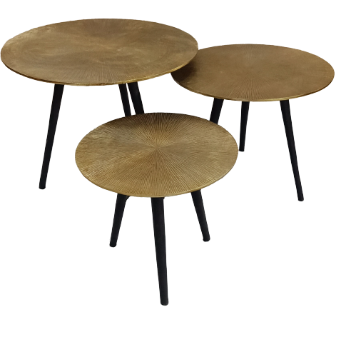 Beistelltisch Ryas Gold Aluminium 49 cm