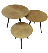Beistelltisch Ryas Gold Aluminium 49 cm