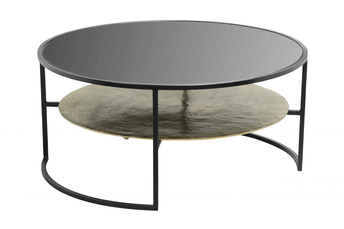 Couchtisch Lecia Gold Aluminium 80 cm