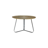 Couchtisch rund Kate Gold Aluminium 60 cm