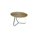 Couchtisch rund Kate Gold Aluminium 60 cm