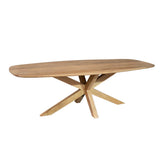 Esstisch dänisch oval Nina Natur Mangoholz in 2 Größen
