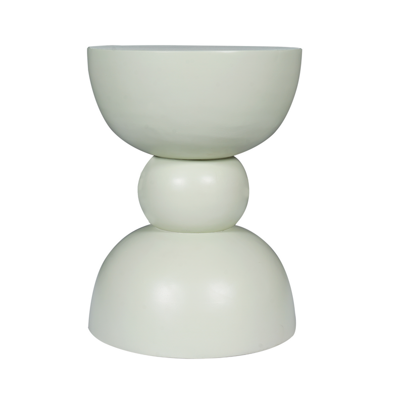 Beistelltisch Jon Grün Mangoholz 30 cm