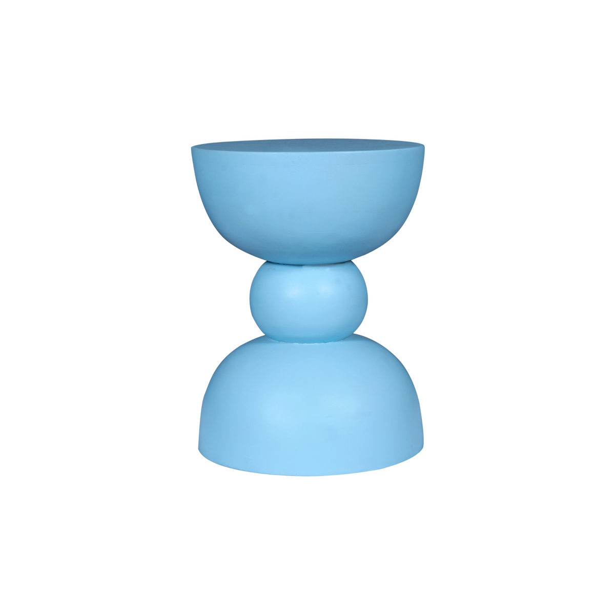 Beistelltisch Jon Blau Mangoholz 30 cm