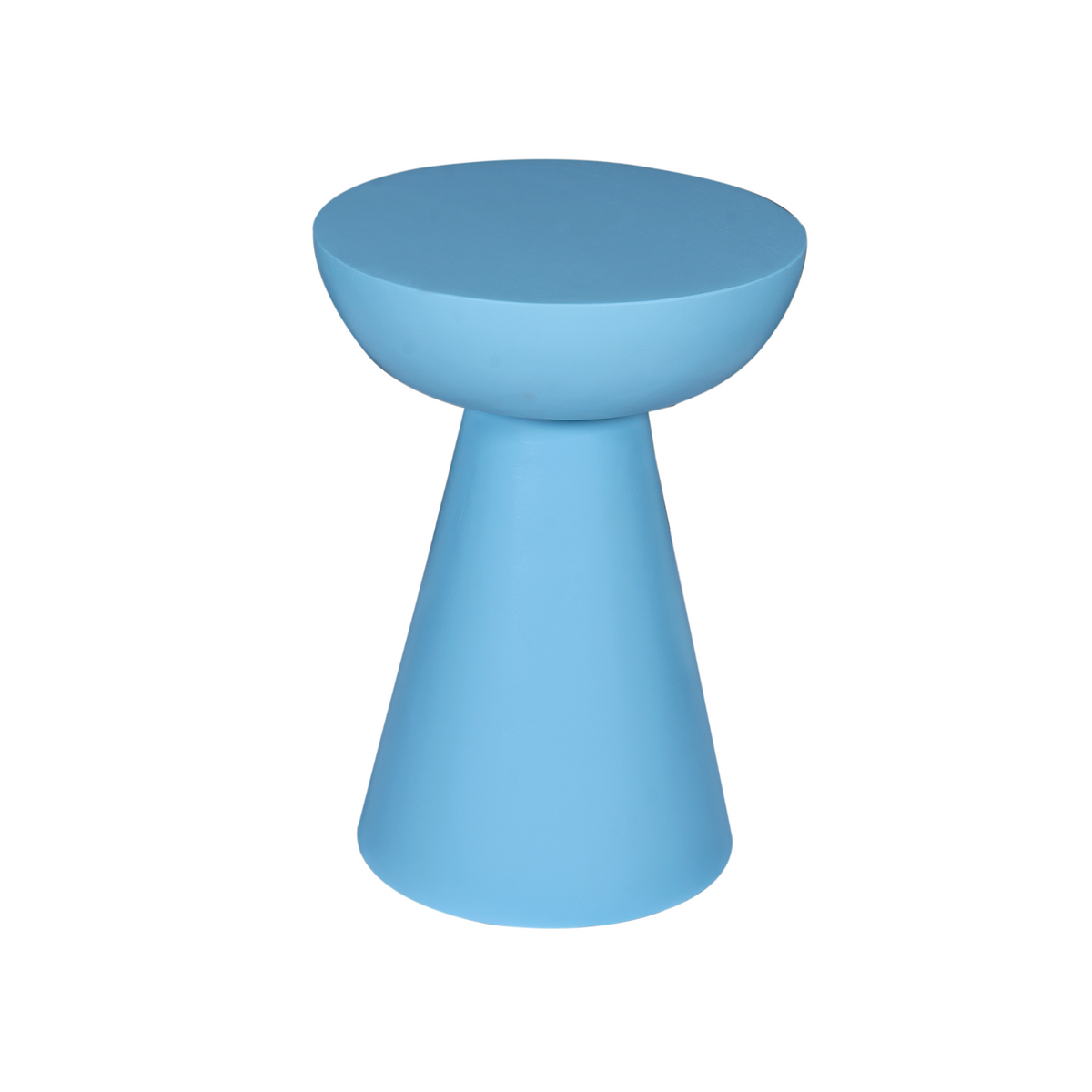 Beistelltisch Owen Blau Mangoholz 30 cm
