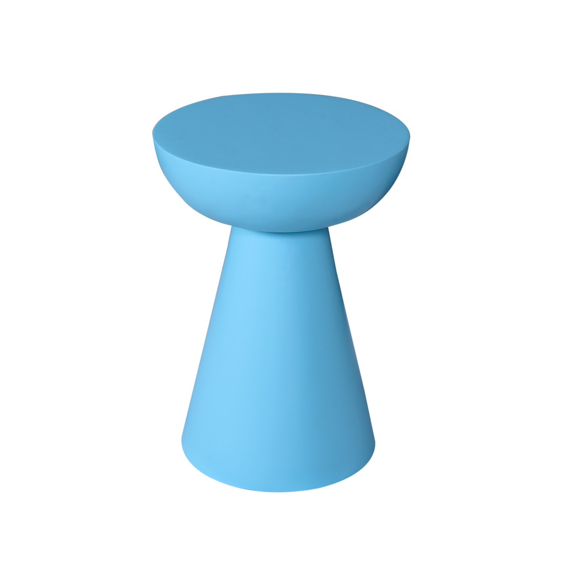 Beistelltisch Owen Blau Mangoholz 30 cm