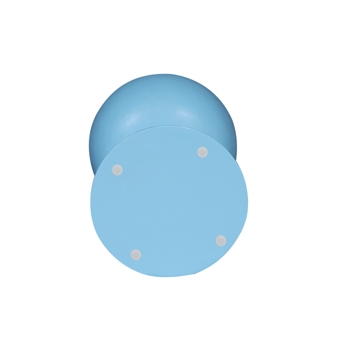 Beistelltisch Owen Blau Mangoholz 30 cm