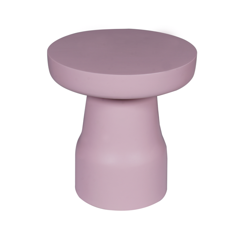 Beistelltisch Drum Rosa Mangoholz 40 cm