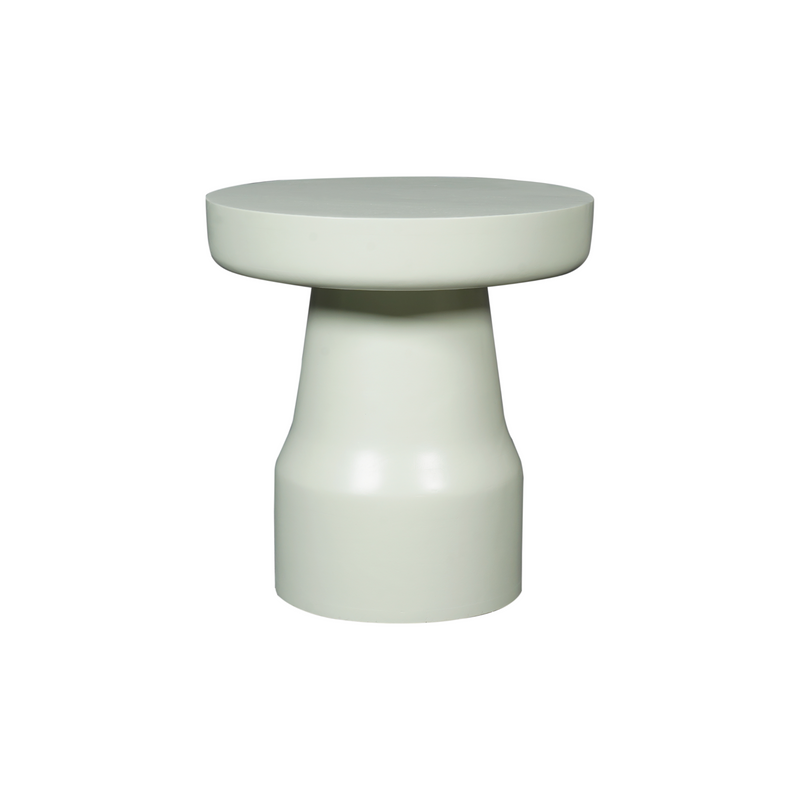 Beistelltisch Drum Grün Mangoholz 40 cm