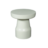 Beistelltisch Drum Grün Mangoholz 40 cm