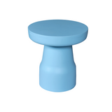 Beistelltisch Drum Blau Mangoholz 40 cm