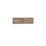 Hänge-TV-Lowboard Vison Natur Mangoholz 120 cm