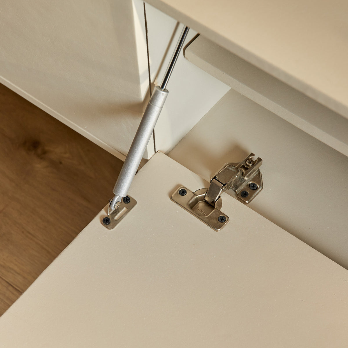 Hänge-TV-Lowboard Vison Sand Mangoholz 200 cm