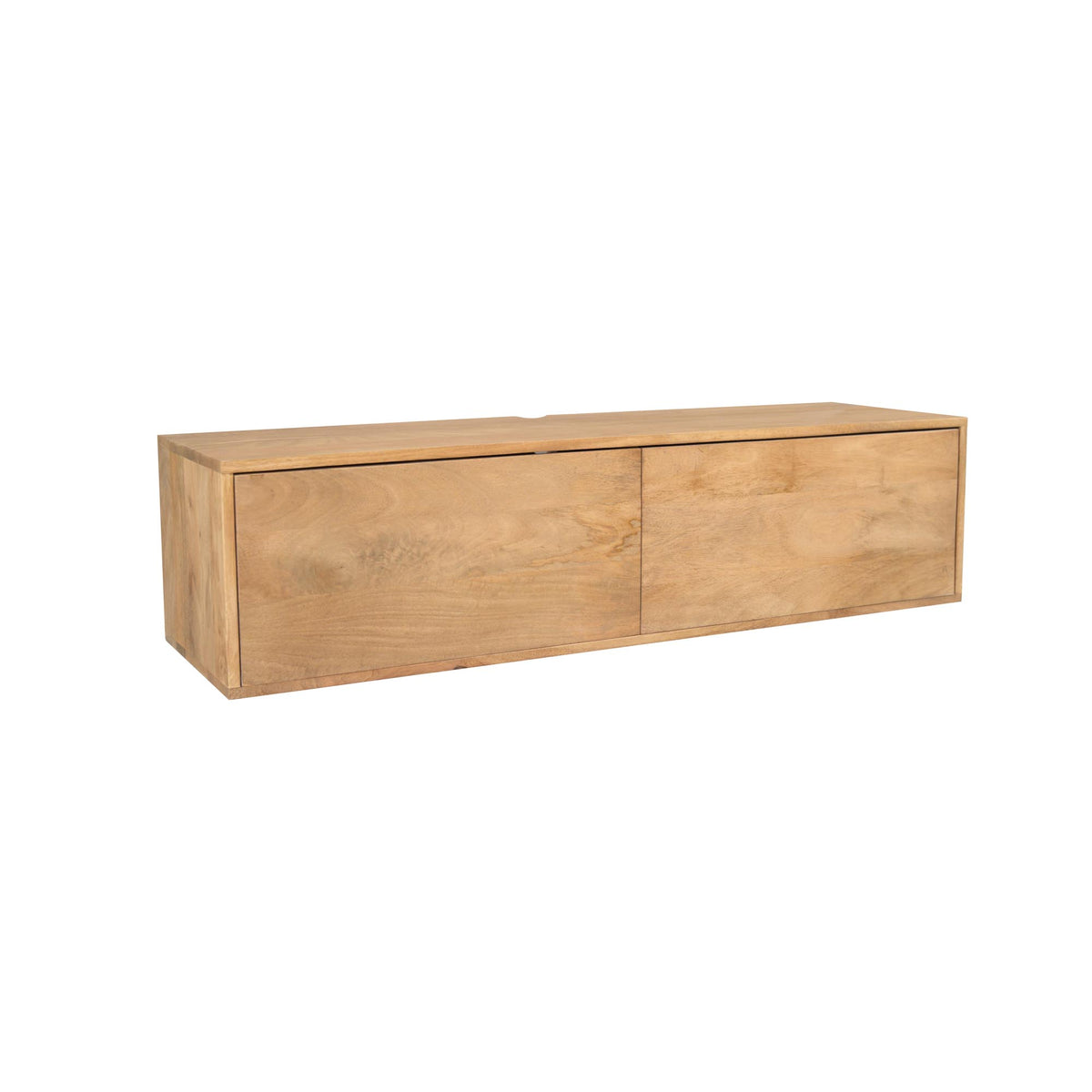 Hänge-TV-Lowboard Vision Natur Mangoholz 120 cm