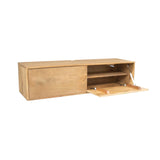 Hänge-TV-Lowboard Vision Natur Mangoholz 120 cm