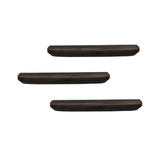 Wandregal Gusta Schwarz Mangoholz Set mit 3