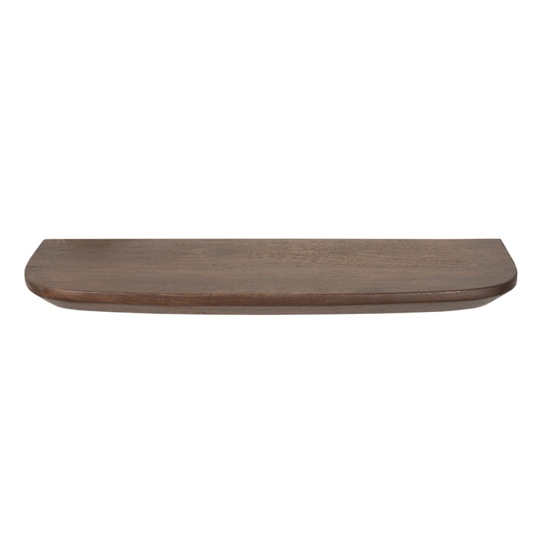 Wandregal Gusta Braun Mangoholz Set mit 3