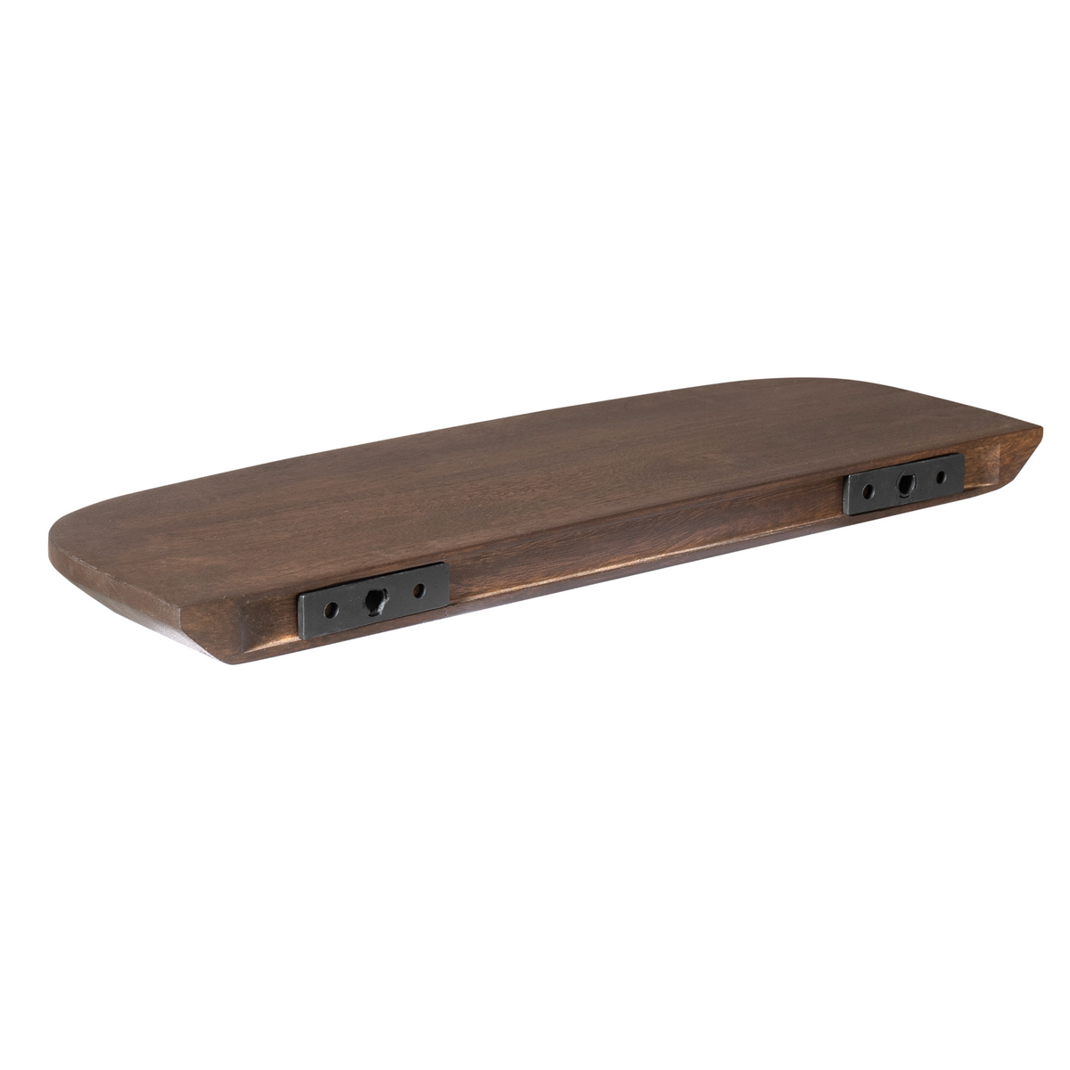 Wandregal Gusta Braun Mangoholz Set mit 3