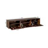 Hänge-TV-Lowboard Vision Braun Mangoholz in 4 Größen