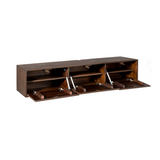 Hänge-TV-Lowboard Vision Braun Mangoholz in 4 Größen