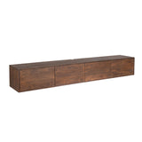 Hänge-TV-Lowboard Vision Braun Mangoholz in 4 Größen