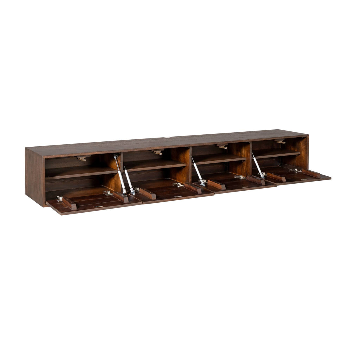 Hänge-TV-Lowboard Vision Braun Mangoholz in 4 Größen