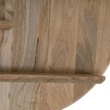 Wandregal Lena Mangoholz massiv, in 3 Farben, 75 cm