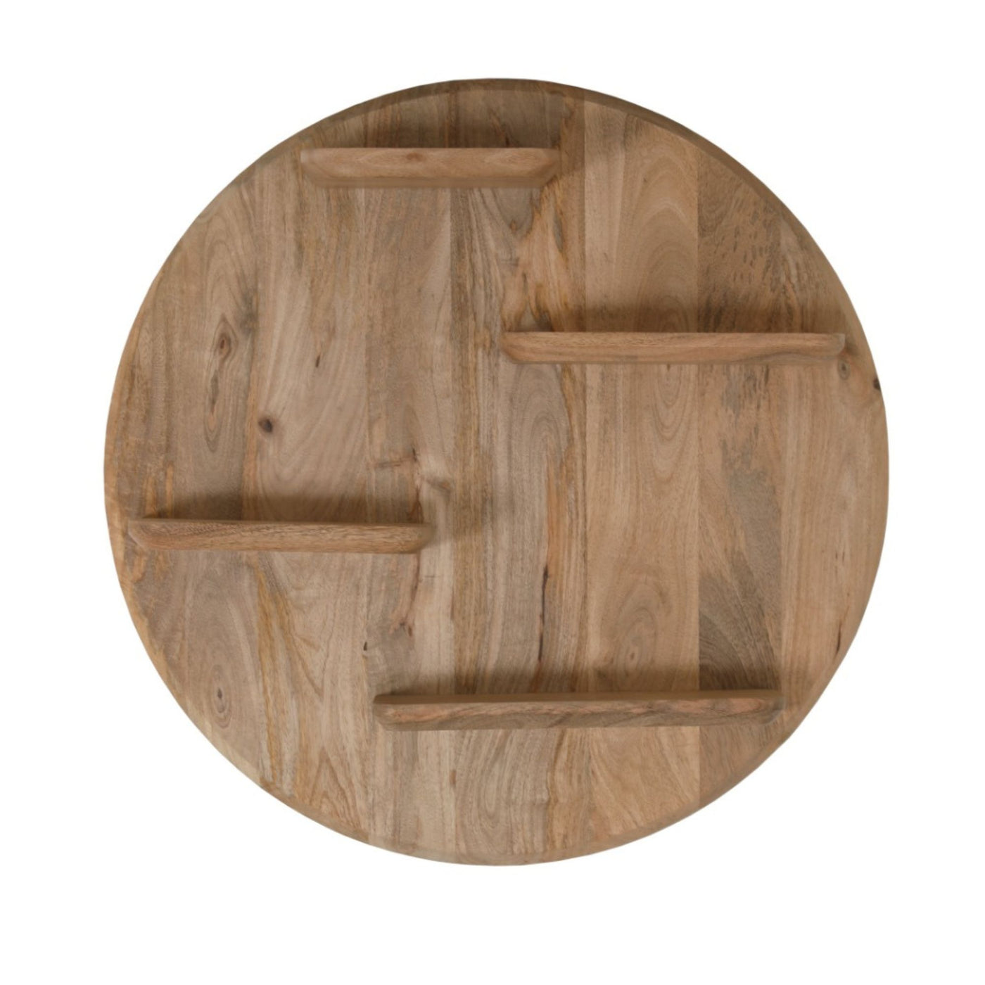 Wandregal Lena Mangoholz massiv, in 3 Farben, 75 cm
