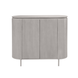 Kabinettschrank Solana Taupe Mangoholz 115 cm