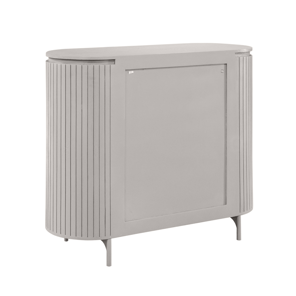 Kabinettschrank Solana Taupe Mangoholz 115 cm