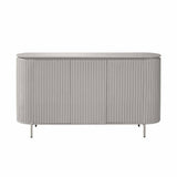 Sideboard Solana Taupe Mangoholz in 2 Größen