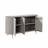 Sideboard Solana Taupe Mangoholz in 2 Größen
