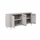 Sideboard Solana Taupe Mangoholz in 2 Größen