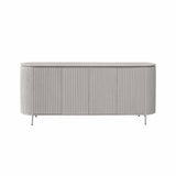 Sideboard Solana Taupe Mangoholz in 2 Größen
