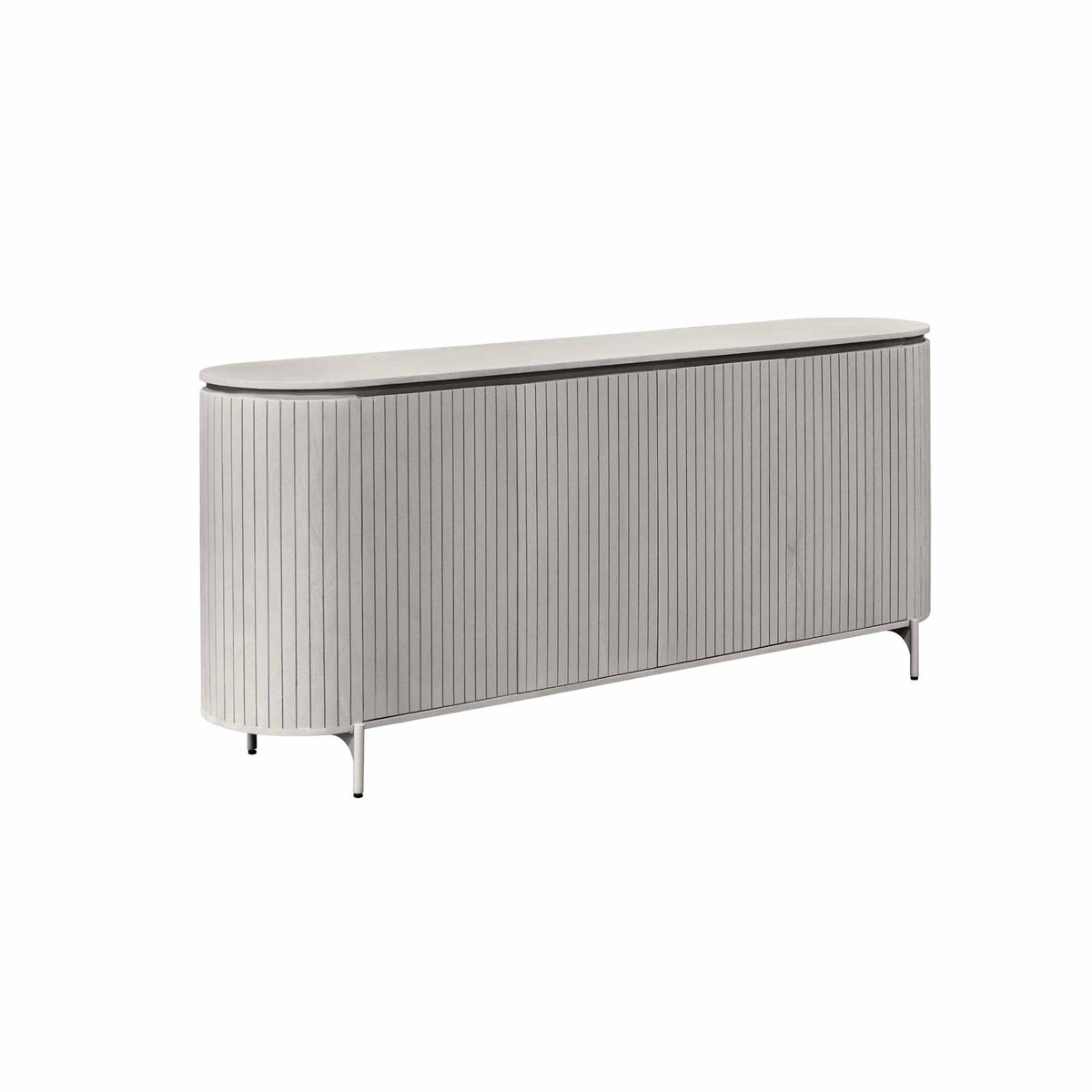 Sideboard Solana Taupe Mangoholz in 2 Größen