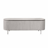 TV-Lowboard Solana Taupe Mangoholz in 2 Größen