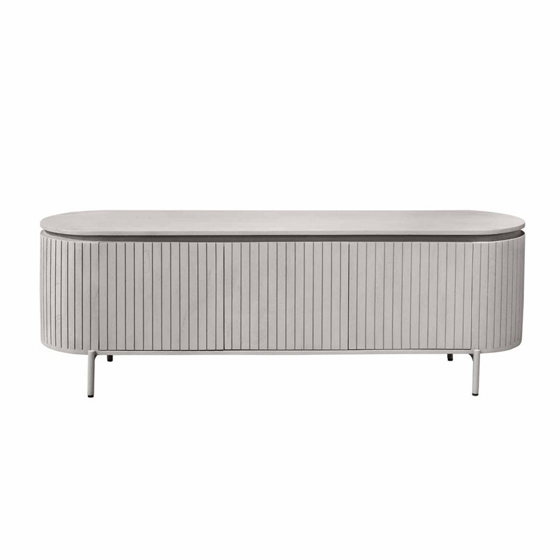TV-Lowboard Solana Taupe Mangoholz in 2 Größen