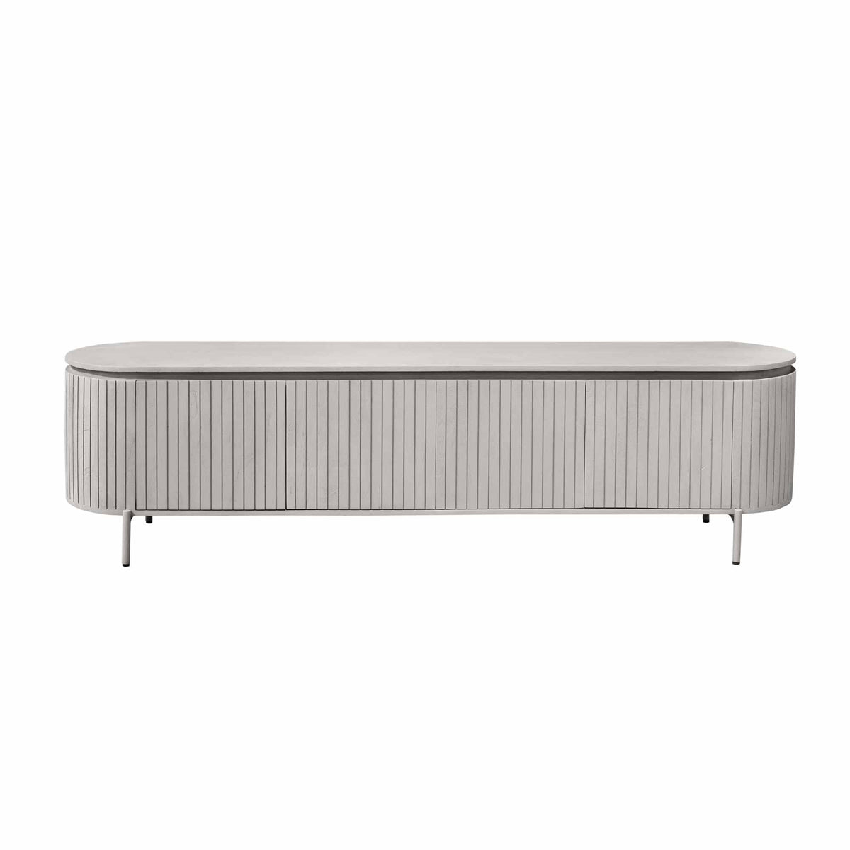 TV-Lowboard Solana Taupe Mangoholz in 2 Größen
