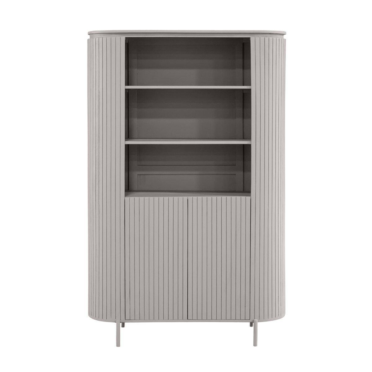 Wandschrank Solana Taupe Mangoholz 115 cm