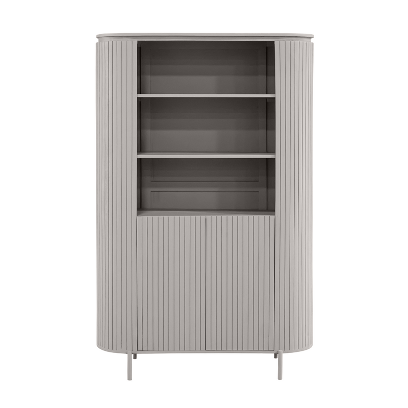 Wandschrank Solana Taupe Mangoholz 115 cm